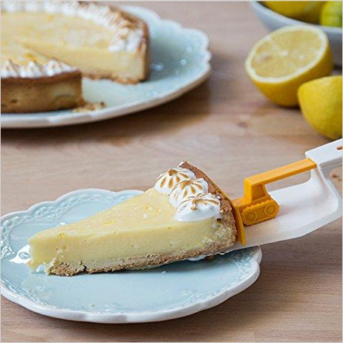 CakeDozer Cool Pie and Cake Server With a Small Equipped Bulldozer - Gifteee Unique & Unusual gifts, Cool gift ideas