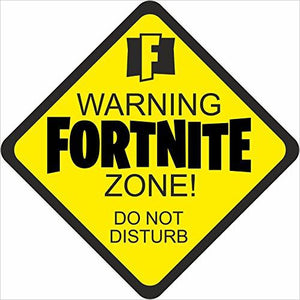 Level 33 WARNING FORTNITE ZONE - Sticker for Childrens Bedroom - Gifteee. Find cool & unique gifts for men, women and kids