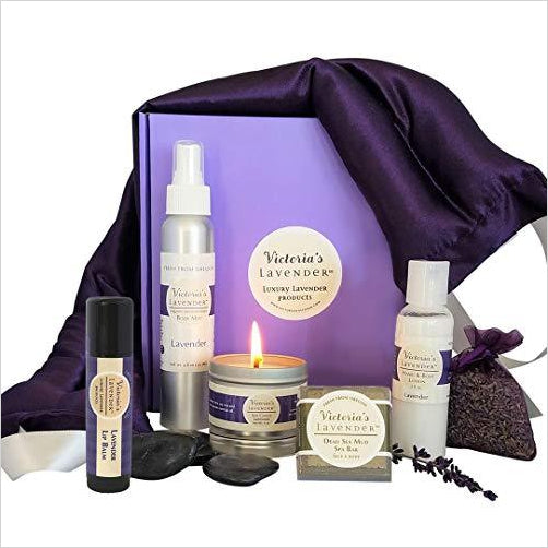 Luxury Lavender Gift Set - Gifteee. Find cool & unique gifts for men, women and kids