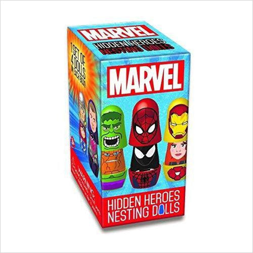 Marvel Hidden Heroes Nesting Dolls - Gifteee. Find cool & unique gifts for men, women and kids