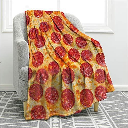 Pizza Throw Blanket - Gifteee Unique & Unusual gifts, Cool gift ideas