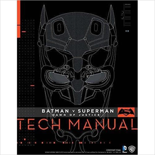 Batman V Superman: Dawn Of Justice: Tech Manual - Gifteee Unique & Unusual gifts, Cool gift ideas