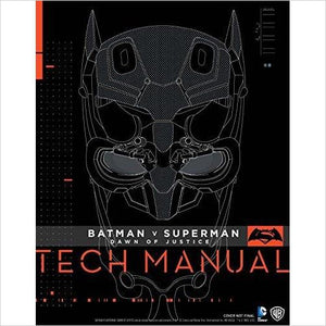 Batman V Superman: Dawn Of Justice: Tech Manual - Gifteee. Find cool & unique gifts for men, women and kids