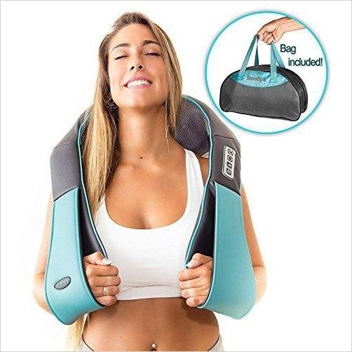 Shiatsu Back Neck and Shoulder Deep Tissue Massager with Heat - Gifteee Unique & Unusual gifts, Cool gift ideas