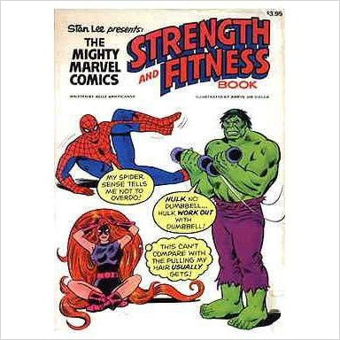 Mighty Marvel Comics Strength and Fitness Book - Gifteee. Find cool & unique gifts for men, women and kids