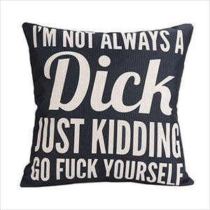 Funny Printed Throw Pillow Case - Gifteee. Find cool & unique gifts for men, women and kids