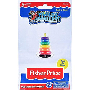 Worlds Smallest Fisher Price Classic Rock-a-Stack - Gifteee. Find cool & unique gifts for men, women and kids