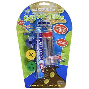 Mentos Geyser Tube with Caps - Gifteee. Find cool & unique gifts for men, women and kids