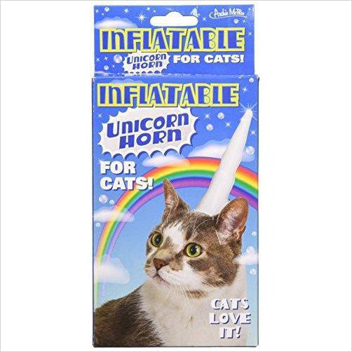 Inflatable Unicorn Horn for Cats - Gifteee. Find cool & unique gifts for men, women and kids