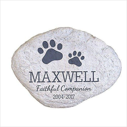 Personalized Pet Memorial Garden Stone - Gifteee Unique & Unusual gifts, Cool gift ideas