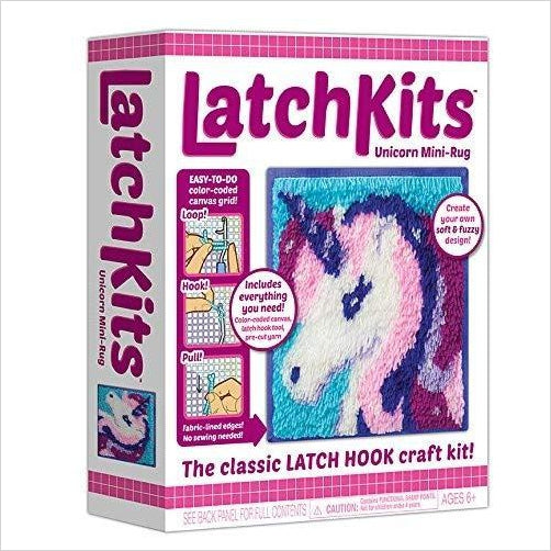 Latch Kits Unicorn Mini-Rug Sewing Kit - Gifteee Unique & Unusual gifts, Cool gift ideas