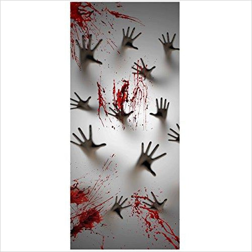 Haunted House Window/Door Cover w' Zombie Hands - Gifteee. Find cool & unique gifts for men, women and kids