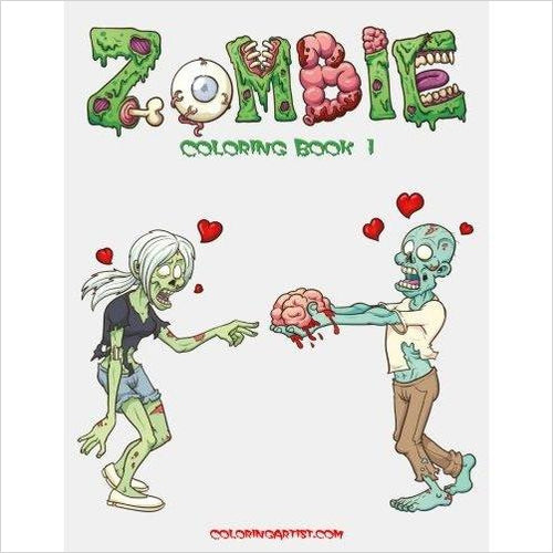 Zombie Coloring Book - Gifteee. Find cool & unique gifts for men, women and kids