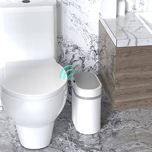 Small Bathroom Automatic Trash Can - Gifteee Unique & Unusual gifts, Cool gift ideas