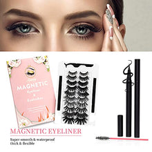Load image into Gallery viewer, Magnetic eyelashes with eyeliner kit
