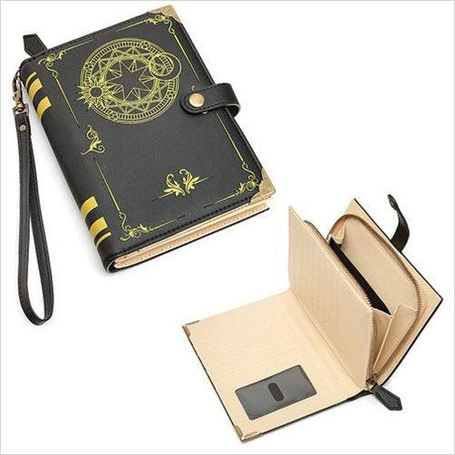 Black Magic Spell-Book Wallet - Gifteee. Find cool & unique gifts for men, women and kids