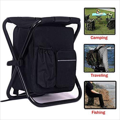 Cooler Backpack That is also a Folding Chair - Gifteee Unique & Unusual gifts, Cool gift ideas