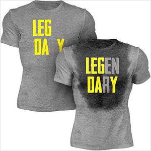Sweat Activated Men's Gym Shirt | Leg Day - Gifteee. Find cool & unique gifts for men, women and kids