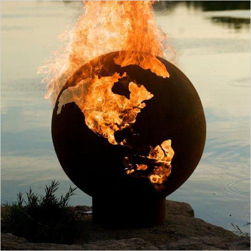 Earth Globe Fire Pit - Gifteee Unique & Unusual gifts, Cool gift ideas