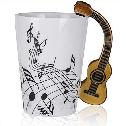 Guitar Ceramic Cup - Gifteee. Find cool & unique gifts for men, women and kids