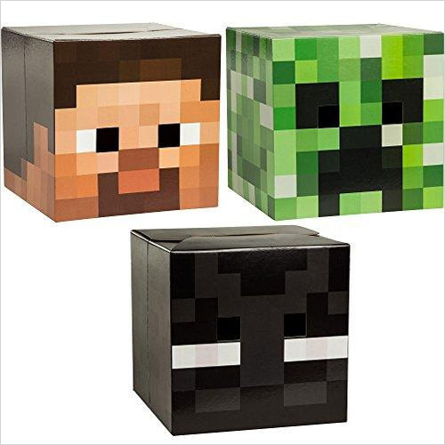 Minecraft Head Costume Mask Set (Steve, Creeper & Enderman) - Gifteee. Find cool & unique gifts for men, women and kids
