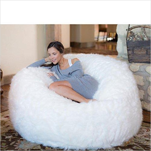 Furry Bean Bag Chair - Gifteee. Find cool & unique gifts for men, women and kids
