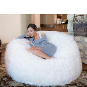 Furry Bean Bag Chair - Gifteee Unique & Cool Gifts