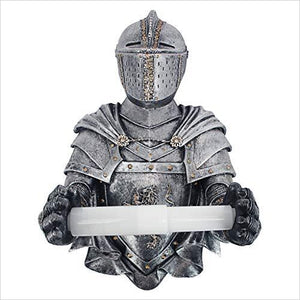 Medieval Knight Toilet Paper Holder - Gifteee. Find cool & unique gifts for men, women and kids