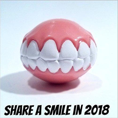 Share a Smile Fetch Ball - Gifteee. Find cool & unique gifts for men, women and kids