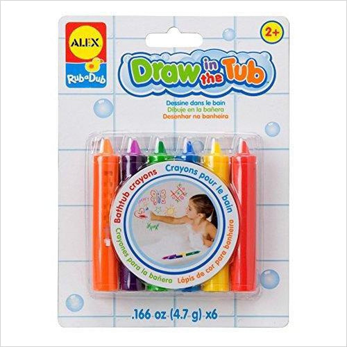 Draw in the Tub Crayons - Gifteee Unique & Unusual gifts, Cool gift ideas