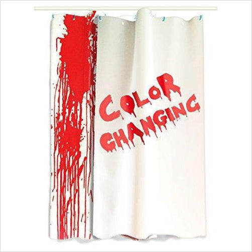 Bloody Shower Curtain - Color Changing! - Gifteee. Find cool & unique gifts for men, women and kids