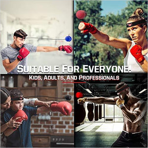 Boxing Reflex Ball Set, 4 Difficulty Levels - Gifteee. Find cool & unique gifts for men, women and kids