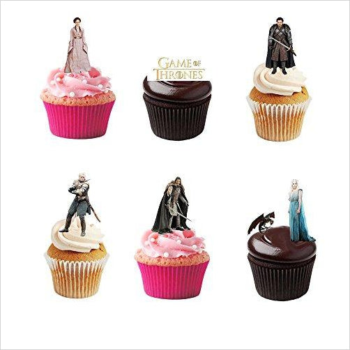 Game of Thrones Edible Cupcake Toppers - Gifteee Unique & Unusual gifts, Cool gift ideas