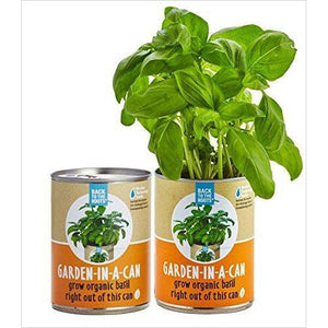 Back to the Roots Garden-in-a-Can, Grow Organic Basil - Gifteee. Find cool & unique gifts for men, women and kids