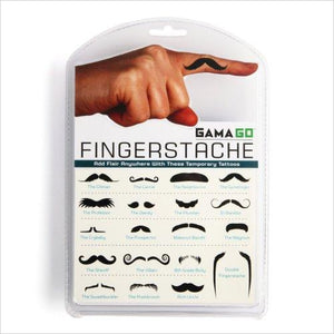 Fingerstache Temporary Tattoos - Gifteee. Find cool & unique gifts for men, women and kids