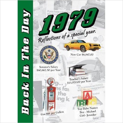 1979 Back In The Day Almanac -- 24-page Booklet / Greeting Card - Gifteee. Find cool & unique gifts for men, women and kids