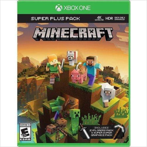 Minecraft Super Plus Pack – Xbox One - Gifteee Unique & Unusual gifts, Cool gift ideas