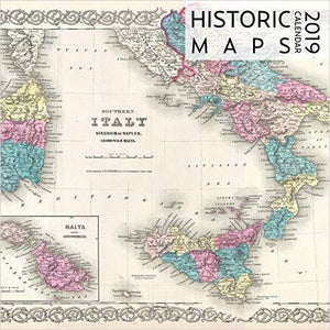 Historic Maps Calendar 2019 - Gifteee. Find cool & unique gifts for men, women and kids