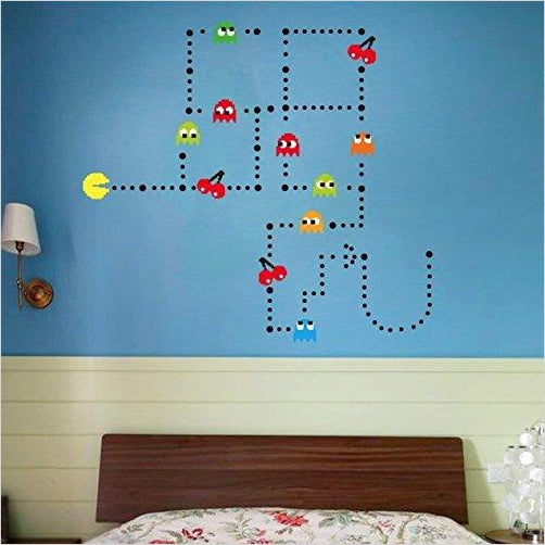 Pac-Man Game Wall Decal - Gifteee Unique & Unusual gifts, Cool gift ideas