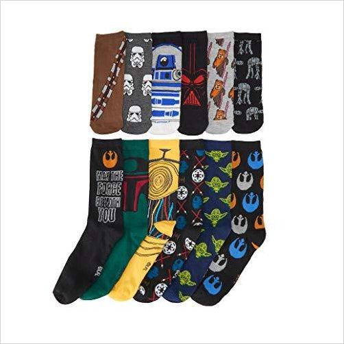 Star Wars 12 Days of Socks Advent Calendar - Gifteee - Unique Gifts | Cool Gift Ideas for Kids, Men and Women