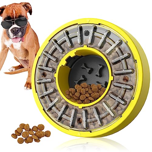 Interactive Slow Food Dog Bowl, Puzzle Feede