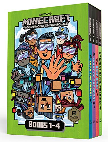 Minecraft Woodsword Chronicles Box Set Books 1-4 - Gifteee Unique & Unusual gifts, Cool gift ideas