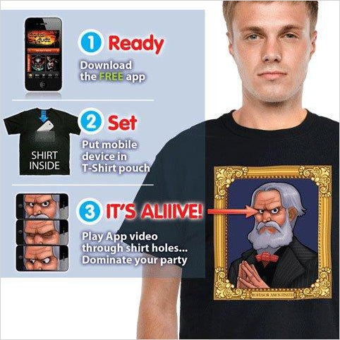 Animated Haunted Mansion Portrait Shirt - Morphsuits - Gifteee Unique & Unusual gifts, Cool gift ideas