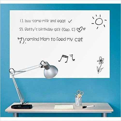 Peel and Stick Dry Erase Decal Sheet - Gifteee Unique & Unusual gifts, Cool gift ideas