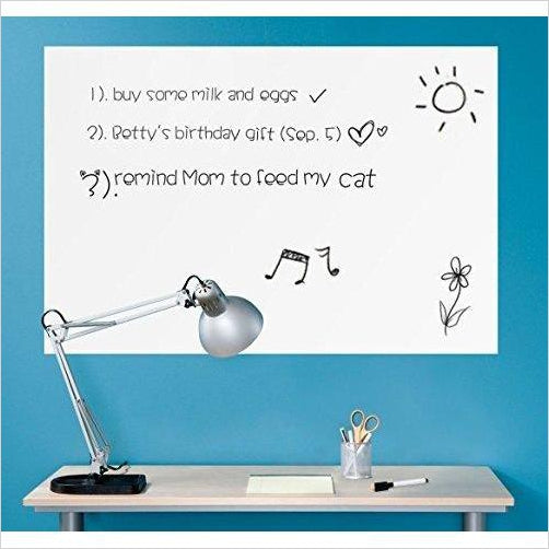 Peel and Stick Dry Erase Decal Sheet - Gifteee. Find cool & unique gifts for men, women and kids