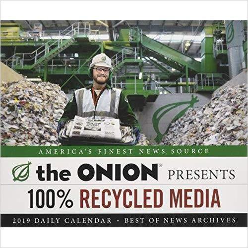 The Onion 2019 Daily Calendar: 100% Recycled Media - Gifteee. Find cool & unique gifts for men, women and kids