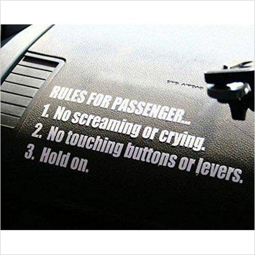 JDM Rules for Car Passenger - Gifteee Unique & Unusual gifts, Cool gift ideas