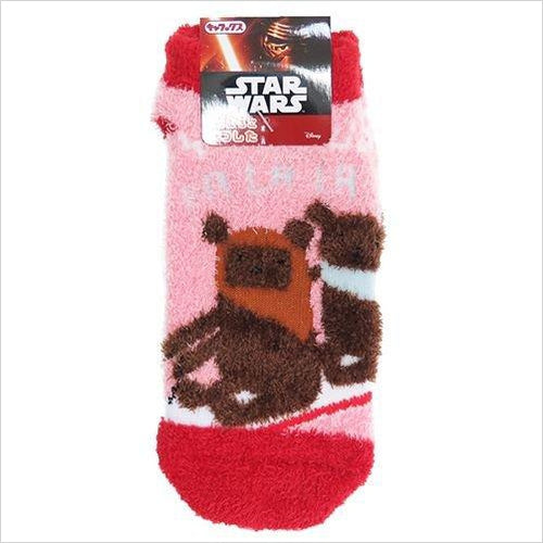 Star Wars Ewok Ladies Fluffy Short Socks - Gifteee Unique & Unusual gifts, Cool gift ideas