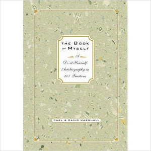 The Book of Myself A Do-It-Yourself Autobiography In 201 Questions - Gifteee. Find cool & unique gifts for men, women and kids