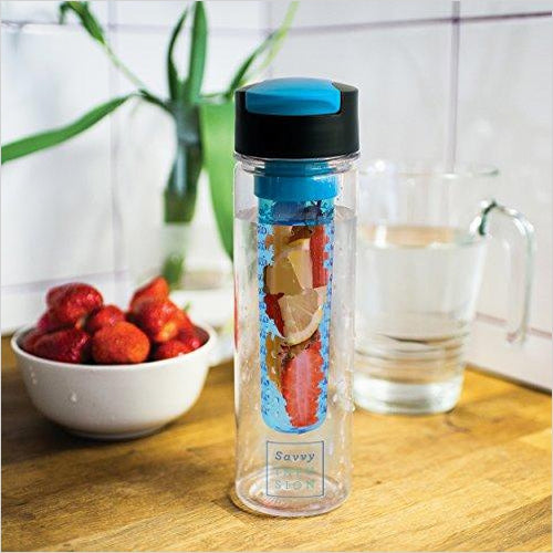 Fruit Infuser Water Bottle - Gifteee Unique & Unusual gifts, Cool gift ideas